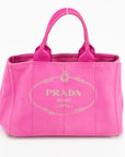 Pink Canapa Logo Medium Tote 