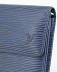 Louis Vuitton Epi Blue Sarah Wallet 