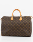 Louis Vuitton Monogram Brown Speedy 40 Handbag