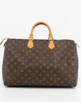 Louis Vuitton Monogram Brown Speedy 40 Handbag