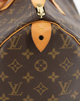 Louis Vuitton Monogram Brown Speedy 40 Handbag