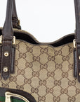 Gucci GG Canvas/Leather Hasler Horsebit Tote Bag