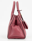 Prada Pink Saffiano Cuir Calfskin Monochrome Shoulder Bag Astrale