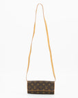 Louis Vuitton Monogram Twin Pochette PM Brown Crossbody Bag