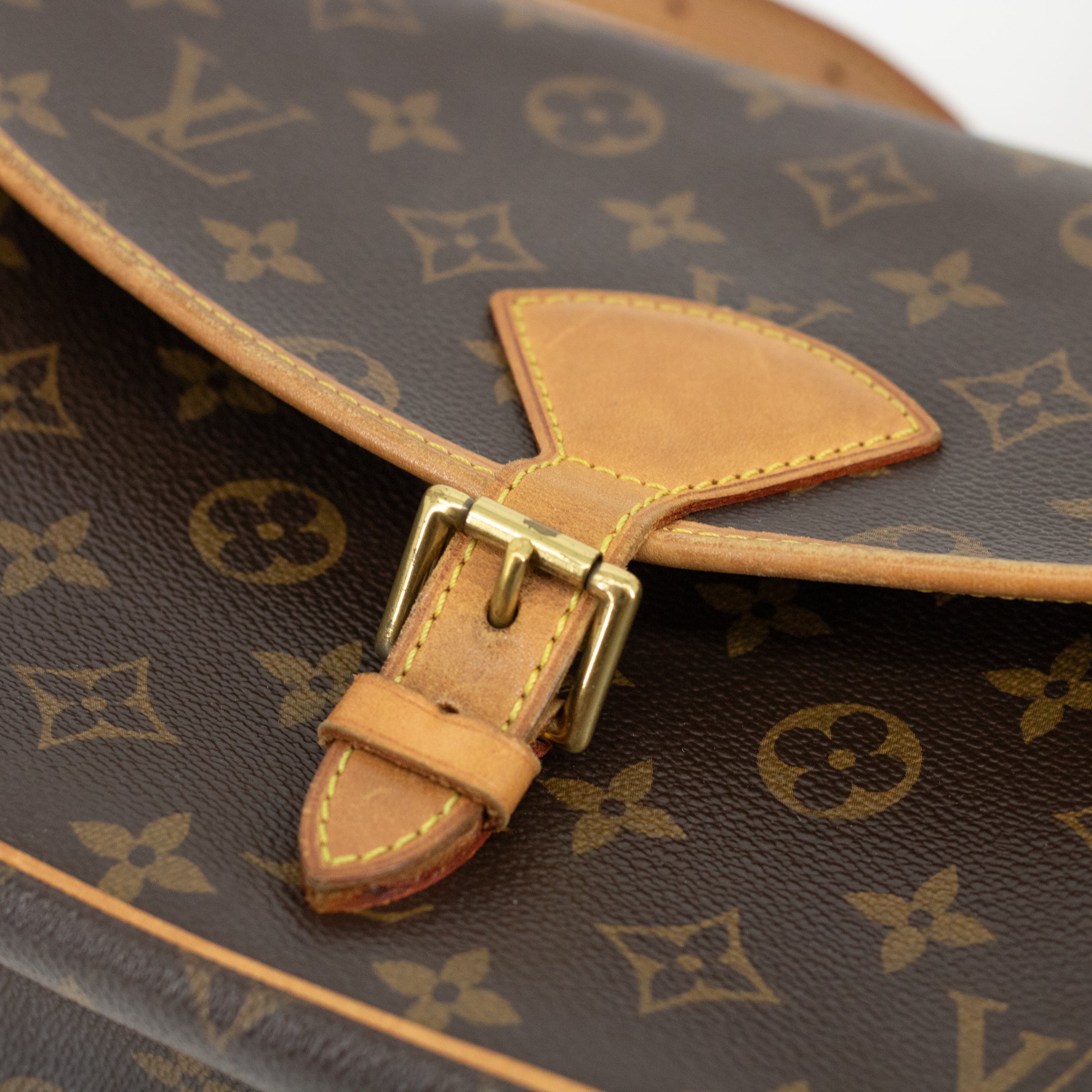 Louis Vuitton Monogram Brown Sologne Handbag 