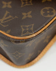 Louis Vuitton Monogram Brown Sologne Handbag 