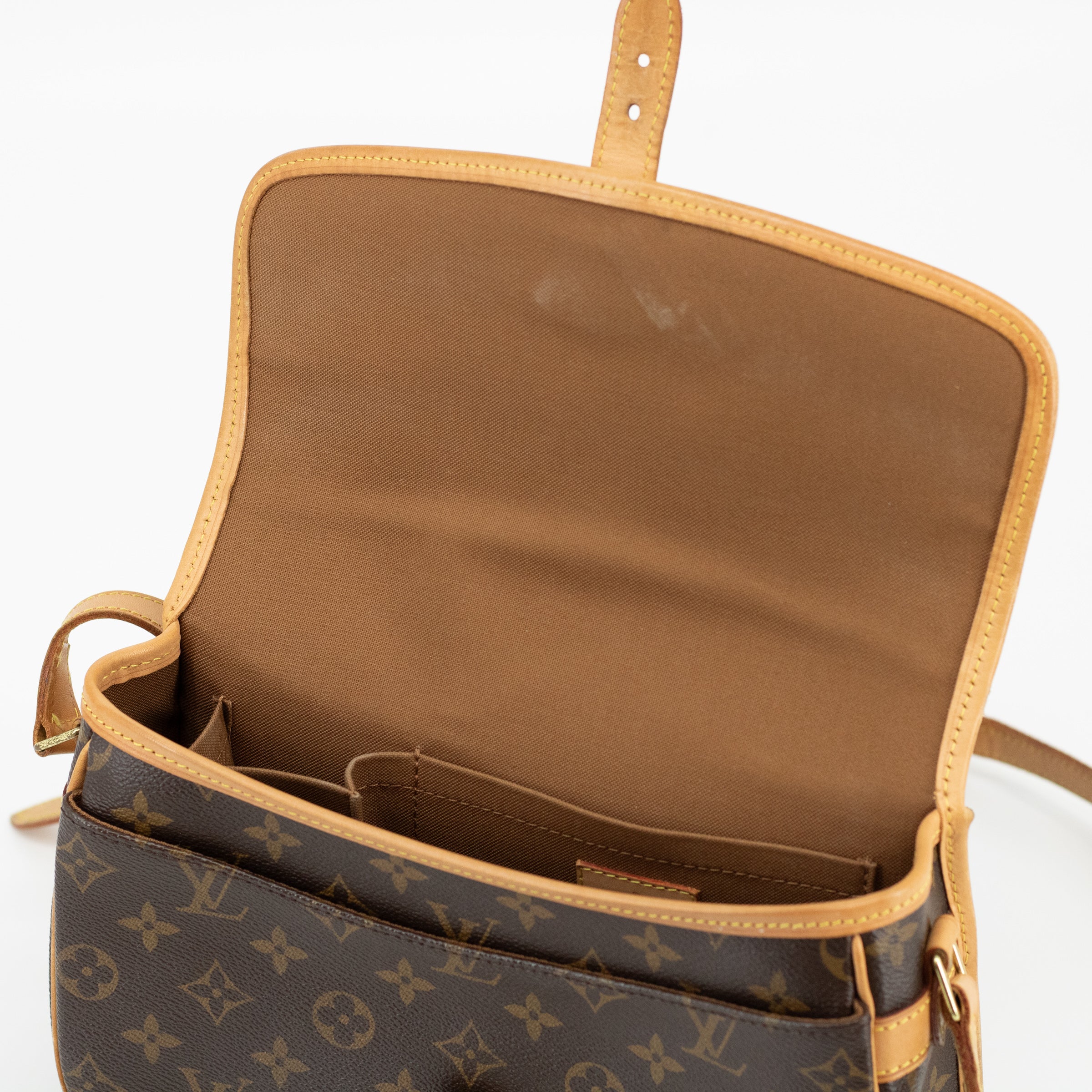 Louis Vuitton Monogram Brown Sologne Handbag 