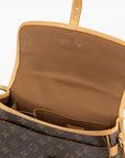 Louis Vuitton Monogram Brown Sologne Handbag 