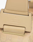 Gucci Beige GG Canvas Pochette Wide Shoulder Bag