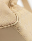 Gucci Beige GG Canvas Pochette Wide Shoulder Bag