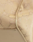 Gucci Beige GG Canvas Pochette Wide Shoulder Bag