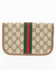 Gucci GG Supreme Brown Sherry Pouch