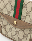 Gucci GG Supreme Brown Sherry Pouch