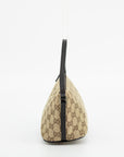 Gucci GG Canvas Boat Pochette Brown 