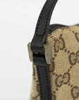 Gucci GG Canvas Boat Pochette Brown 