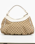 Gucci GG Canvas One Handle Brown Shoulder Bag