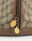 Gucci GG Canvas Brown Dome Half Moon Handbag