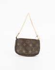 Louis Vuitton Monogram Mini Pochette Accessories Brown Mini Bag