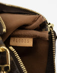 Louis Vuitton Monogram Mini Pochette Accessories Brown Mini Bag