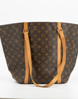 Louis Vuitton Monogram Brown Canvas Sac Shopping Tote