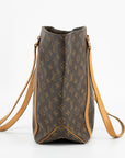 Louis Vuitton Monogram Brown Canvas Sac Shopping Tote