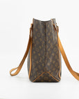 Louis Vuitton Monogram Brown Canvas Sac Shopping Tote