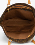 Louis Vuitton Monogram Brown Canvas Sac Shopping Tote