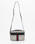 Gucci GG Navy Coated Canvas/Leather Supreme Shoulder Bag