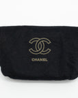 Chanel Black Lambskin Single Flap Gold Hardware Turn Lock Shoulder Bag 