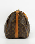 Louis Vuitton Monogram Keepall Bandouliere 50 Travel Bag 