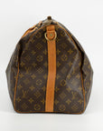 Louis Vuitton Monogram Keepall Bandouliere 50 Travel Bag 