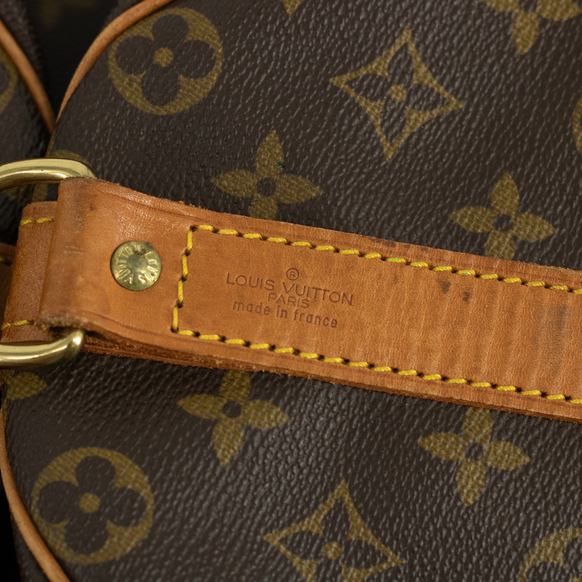 Louis Vuitton Monogram Keepall Bandouliere 50 Travel Bag 