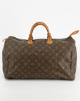 Louis Vuitton Monogram Canvas Speedy 40 Handbag 