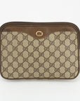 Gucci GG Canvas Brown Vintage Crossbody Bag 