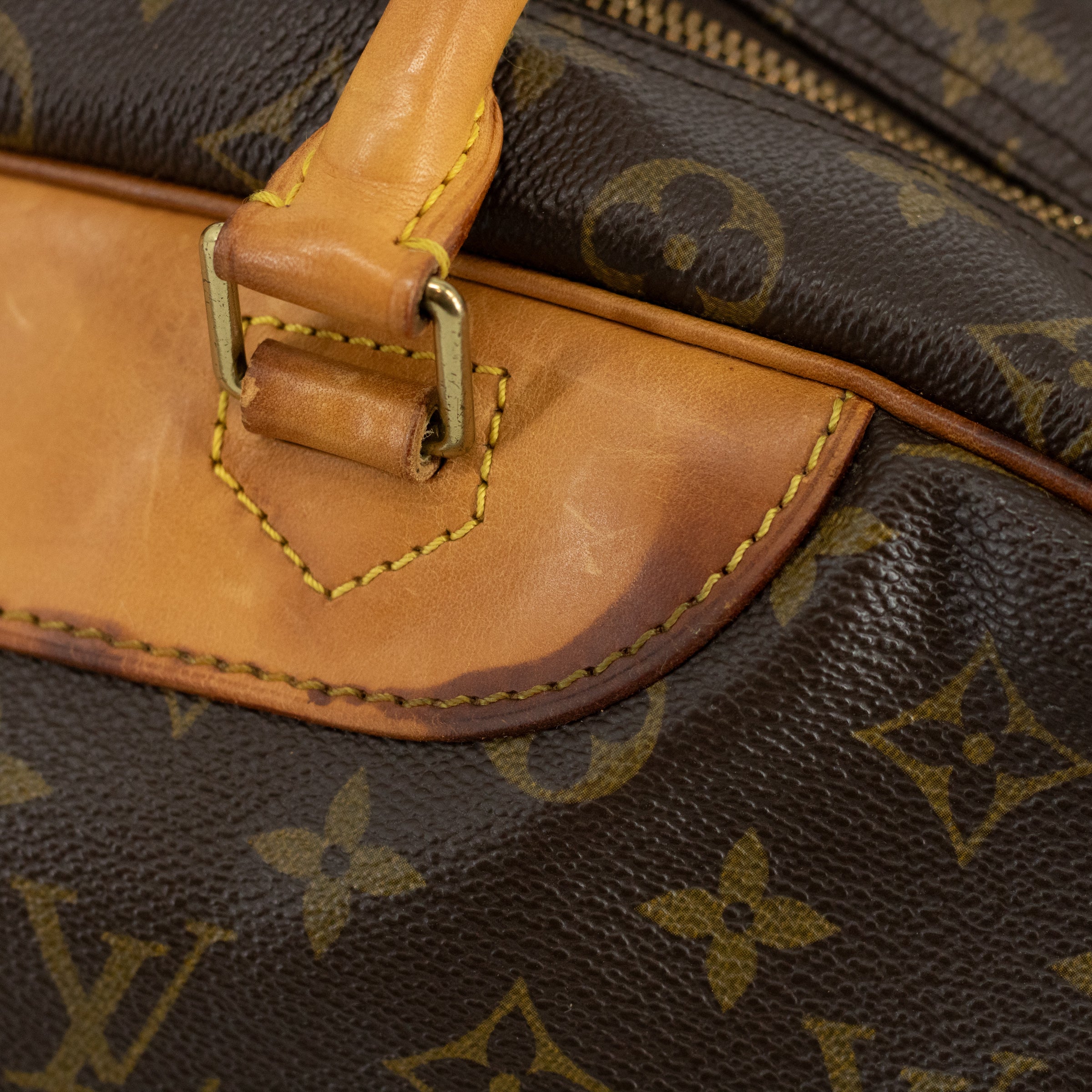 Louis Vuitton Monogram Brown Canvas Deauville Tote Bag