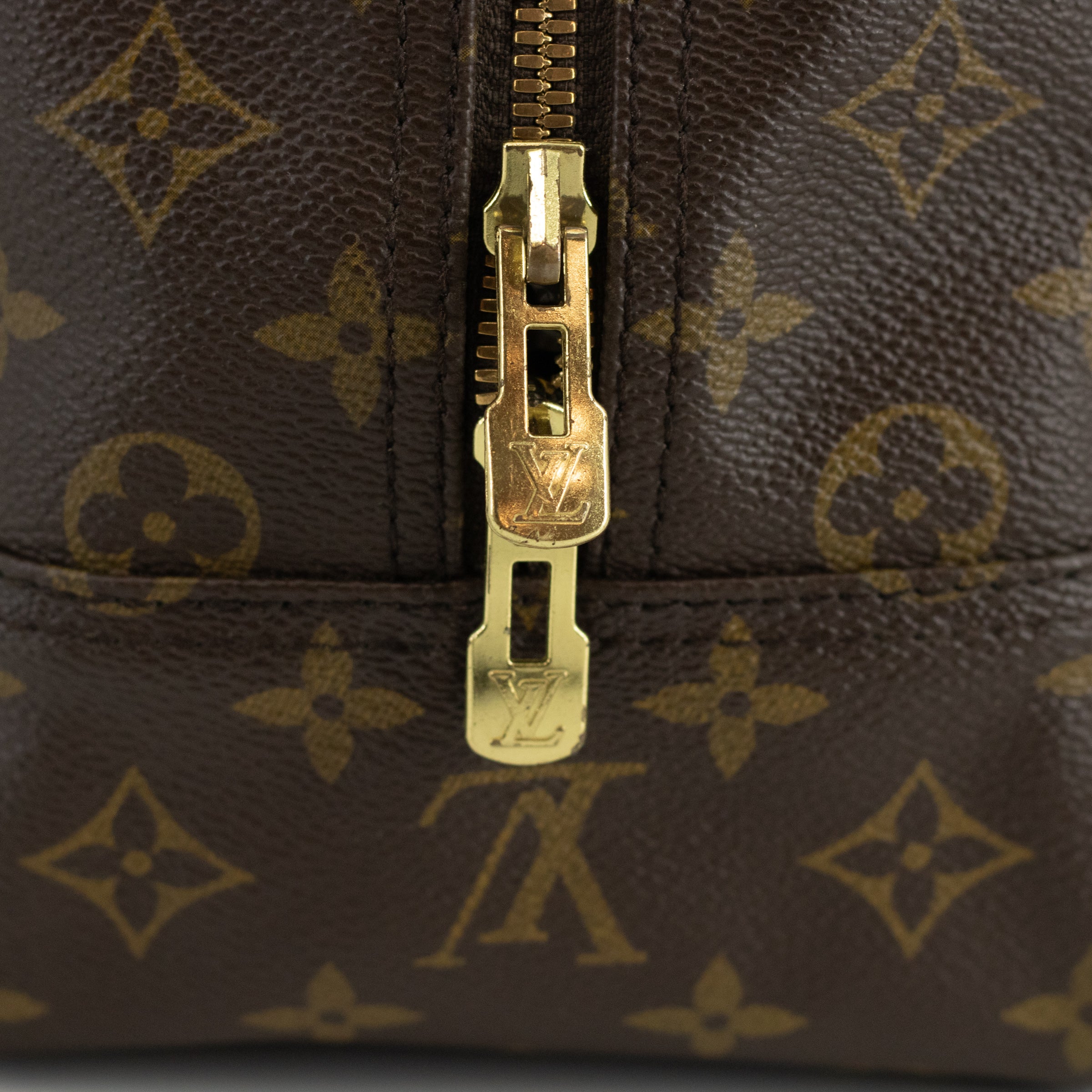 Louis Vuitton Monogram Brown Canvas Deauville Tote Bag