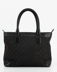 Gucci GG Canvas Black Tote Bag 