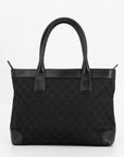 Gucci GG Canvas Black Tote Bag 