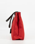 Gucci GG Red Canvas Synthetic Tote Bag