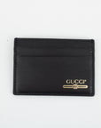 Gucci Gold Logo Card Holder 