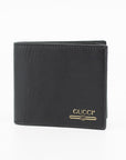 Gucci Black Gold Logo Bifold 