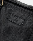 Gucci GG Leather Black Sima Tote Bag