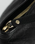 Gucci GG Leather Black Sima Tote Bag