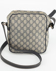 Gucci GG Coated Canvas Navy Crossbody Bag 