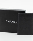 Chanel Black Bifold Leather Wallet Small leather Goods