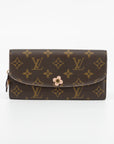 Louis Vuitton Monogram Canvas Emilie Floral Wallet