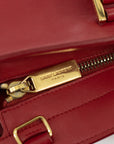 YSL Red Cabas Leather 2WAY Crossbody 