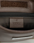 Gucci Brown GG Canvas x Leather Crossbody Bag 