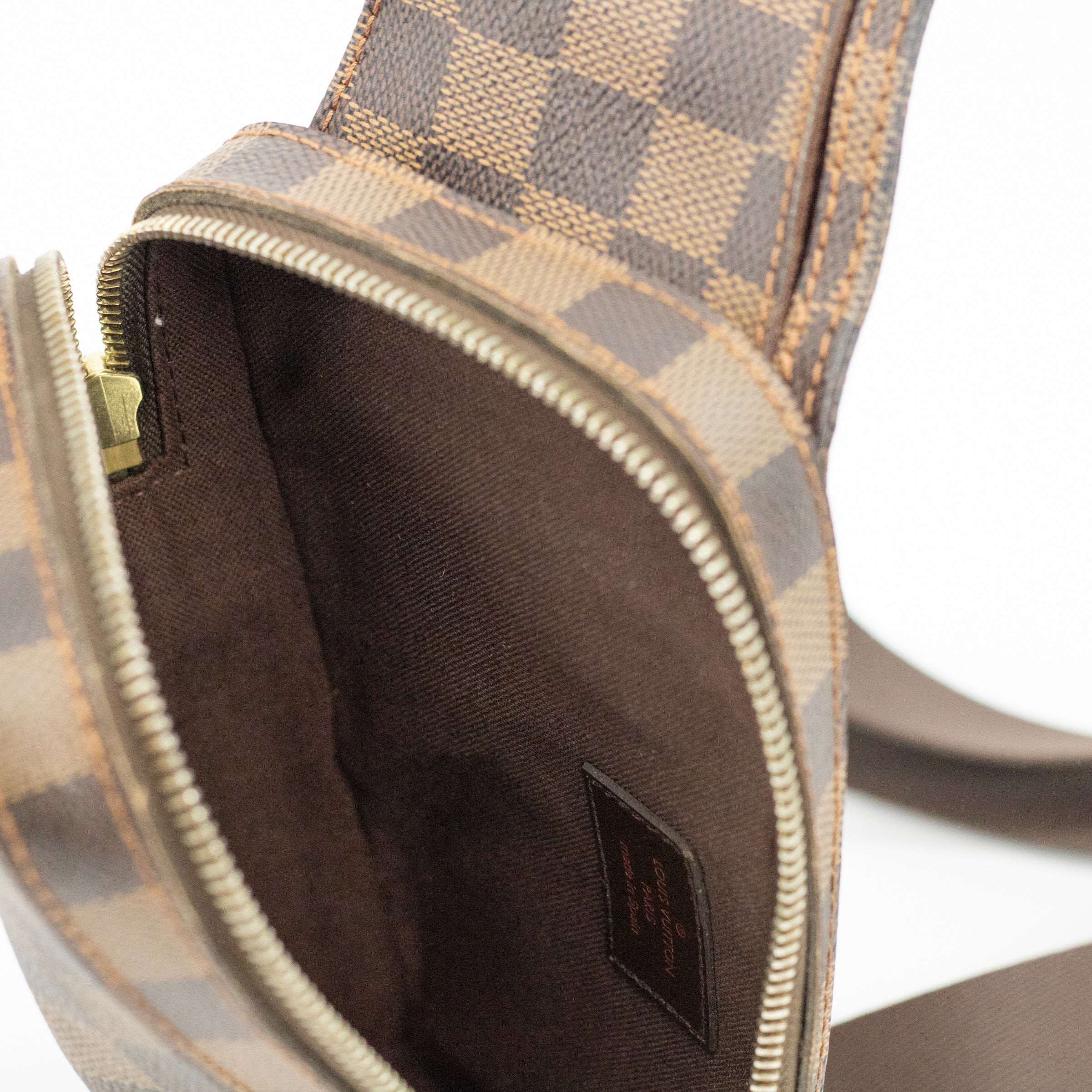 Louis Vuitton Damier Ebene Canvas Geronimos Belt Bag  