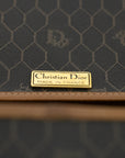 Dior Honeycomb Pattern PVC Leather Chain Shoulder Bag